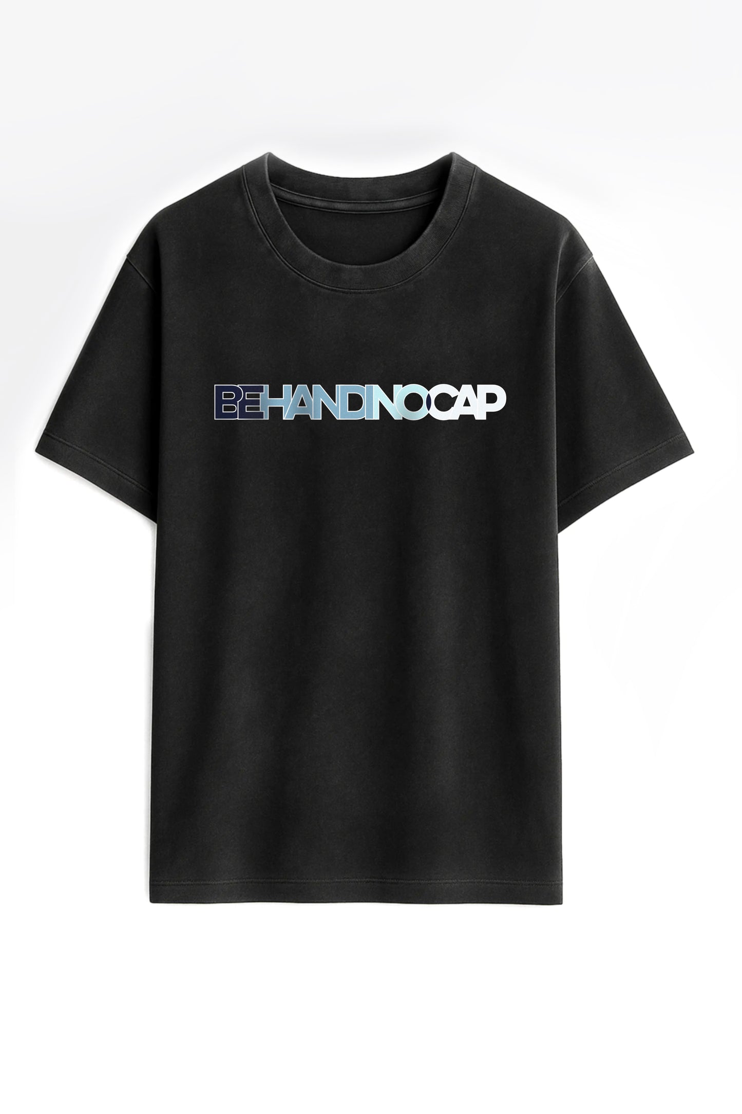 Camiseta negra Blue Race Handicap 001