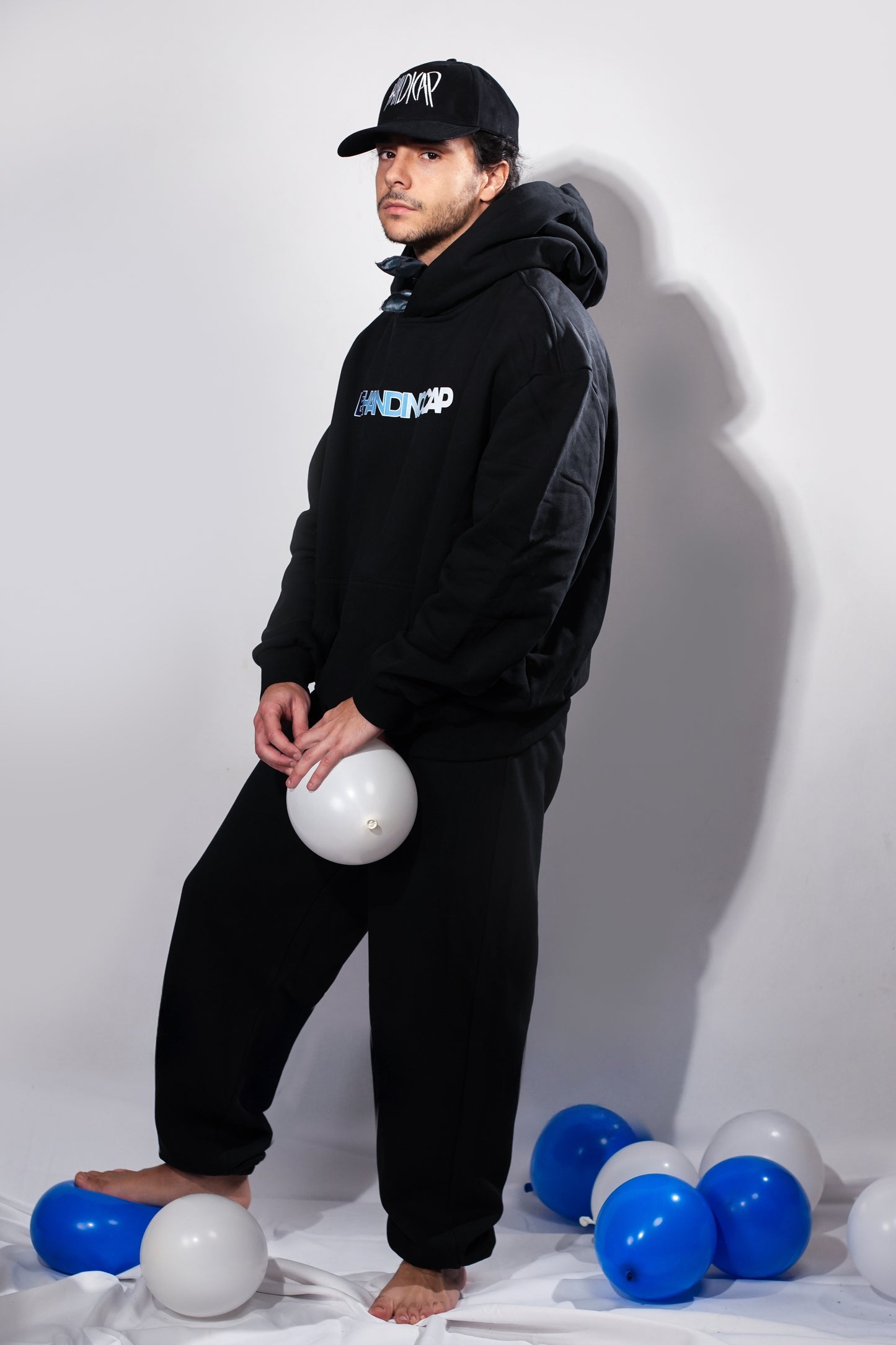 Sudadera negra Blue Race Handicap 001